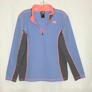 The North Face Girls 1/4 Zip Pullover Fleece Jacket XL